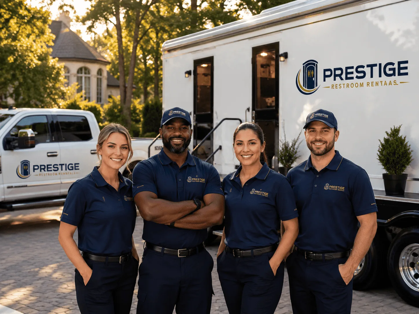 Trusted Luxury Portable Restrooms company in Custer, MI